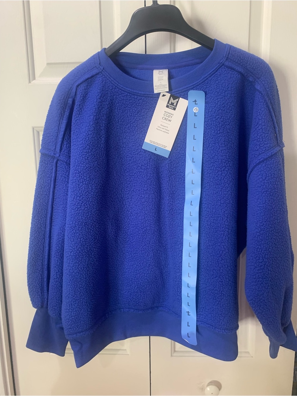 Member’s Mark Cozy Crew pullover size Large